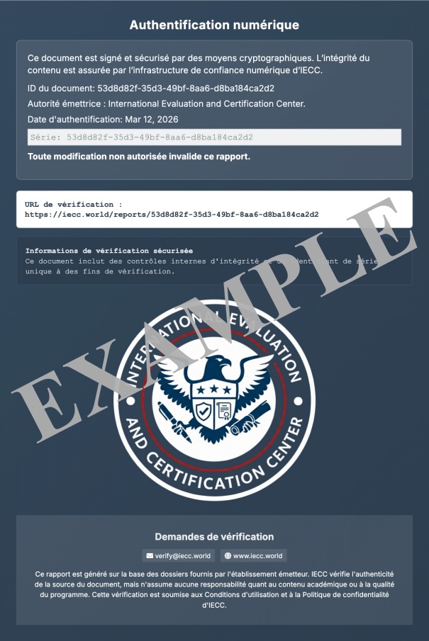 IECC Report Example(FR)